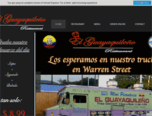 Tablet Screenshot of elguayaquileno.com